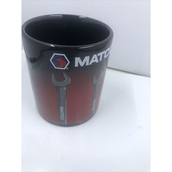 Matco Tools Coffee Mug Cup Promotional Advertising Black Red Wrench Design - Picture 9 of 11